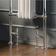 image 2 of Derry Traditional - Chrome Thermostatic Radiator Valve & Installation Kit Angled 15mm