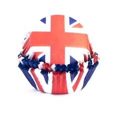 Union Jack Cupcake Cases - Pack of 60