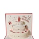 image 2 of Red Fruit Cake Design 3D Pop Up Birthday Card