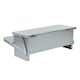 image 6 of KCT 10kg Automatic Chicken Feeder Self Opening Grey Steel Trough Poultry Treadle | Grey | 1