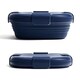 image 1 of Stojo On The Go Collapsible Travel Lunch Bowl 700ml - Denim Blue | Multi