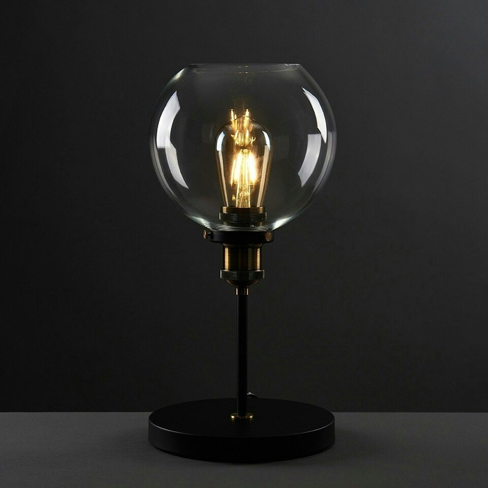 image 1 of ValueLights Sheridan Industrial Black Table Lamp