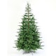 image 1 of Neo 7 Foot Artificial Green Natural Spruce Grandis Fir Real Realistic Look Shape Xmas Christmas Tree | Green | 7ft