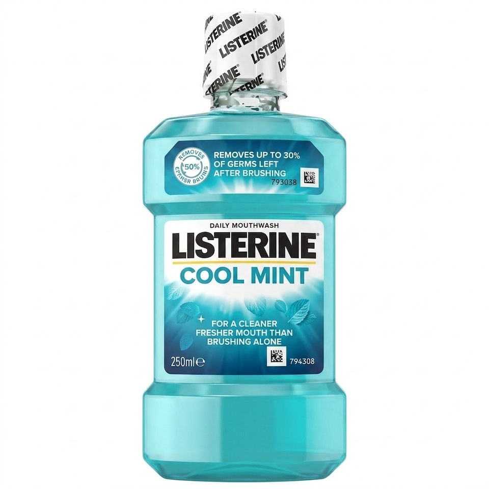 image 1 of Listerine Essentials Cool Mint Mouthwash 250ml (Pack of 6)