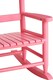 image 4 of Premier Kids Pink Rocking Chair, Non-Harmful Children's Chair, Easy to Balance Kiddie Chair, Adjustable Playroom Chair