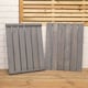 image 3 of Pack of 2 Grey Washed Back Panels Only for SA-BINS2 Single Bin Storage