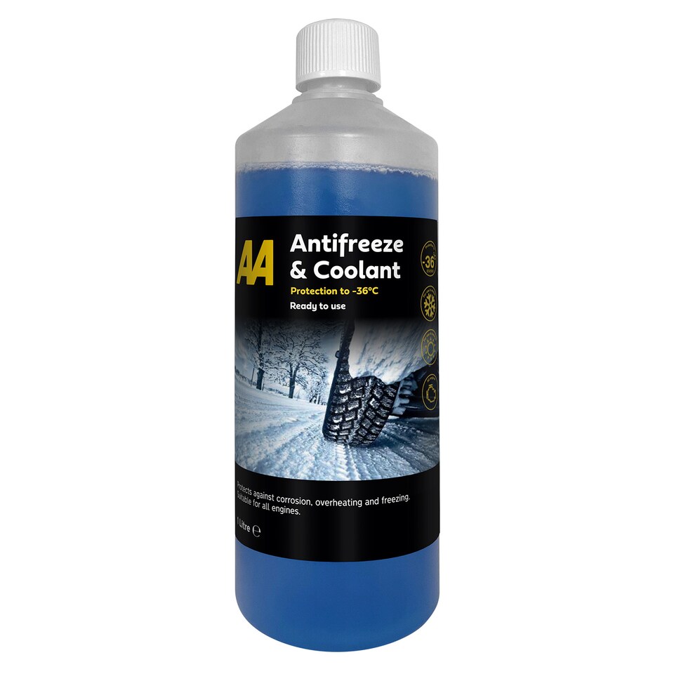 AA Antifreeze & Coolant 1L - Effective to -36°C, Ready to use