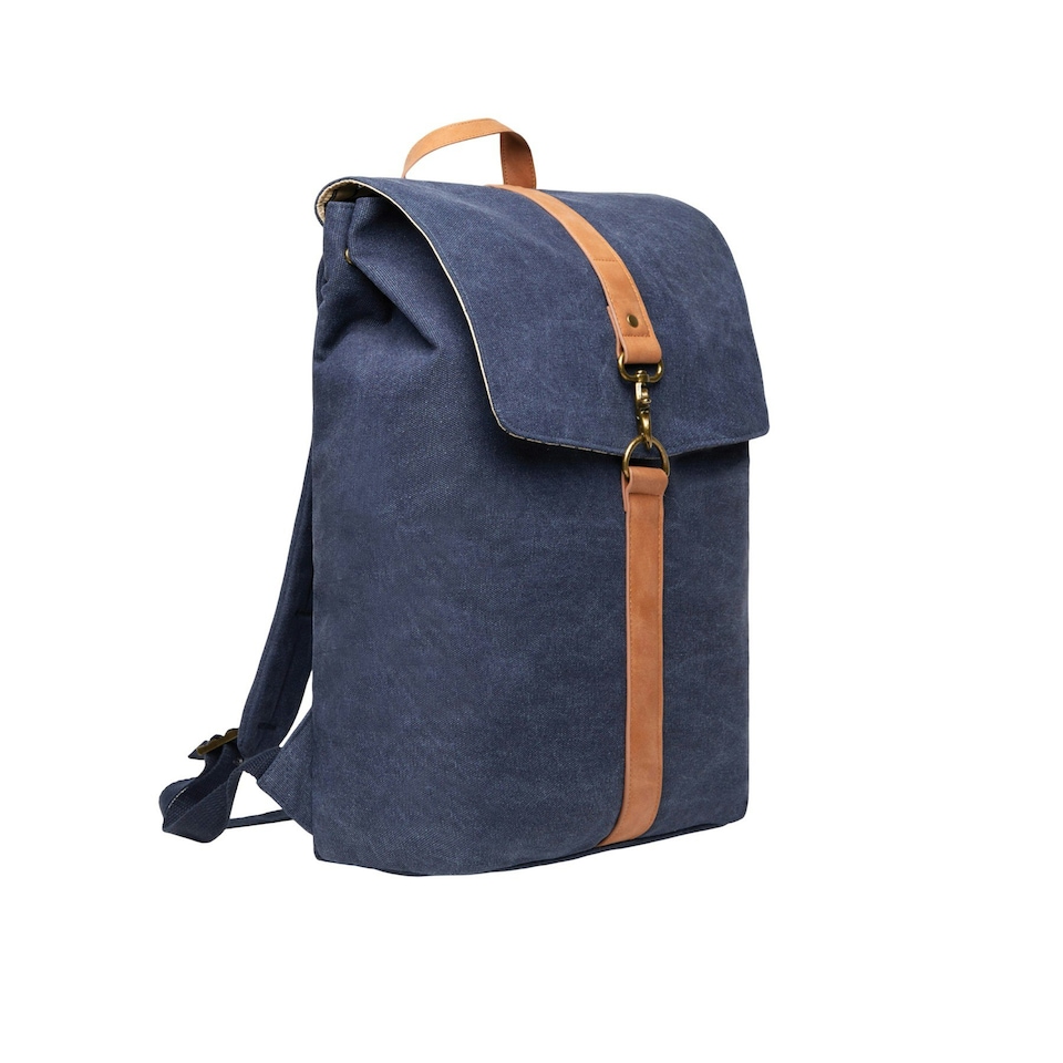 image 1 of Vinga Bosler Recycled Canvas 17L Backpack - Navy - One Size | Blue