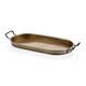 image 1 of Gold Oval Serving Tray (54 x 23 cm)