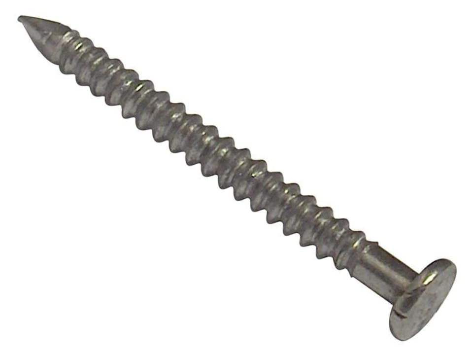 Forgefix Annular Ring Shank Nail Bright Finish 25Mm Bag Weight 500G