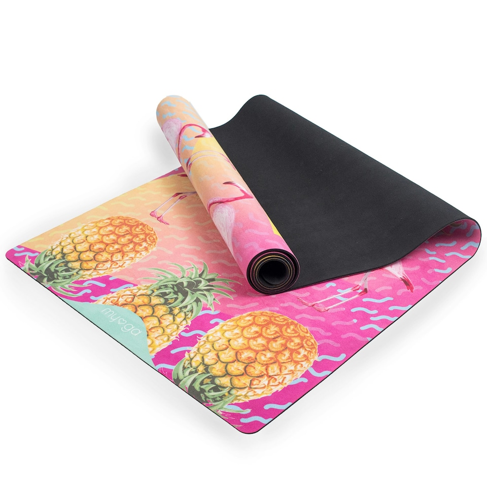 image 1 of Myga Vegan Suede Yoga Mat - Tropical