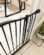 image 10 of Safetots Extra Tall Curved Top Safety Gate, 125cm - 134cm, Matt Black, Extra Tall 100cm in Height, Pressure Fit Stair Gate, Baby Gate for Doors Hallways and Spaces, Safety Barrier, Easy Installation
