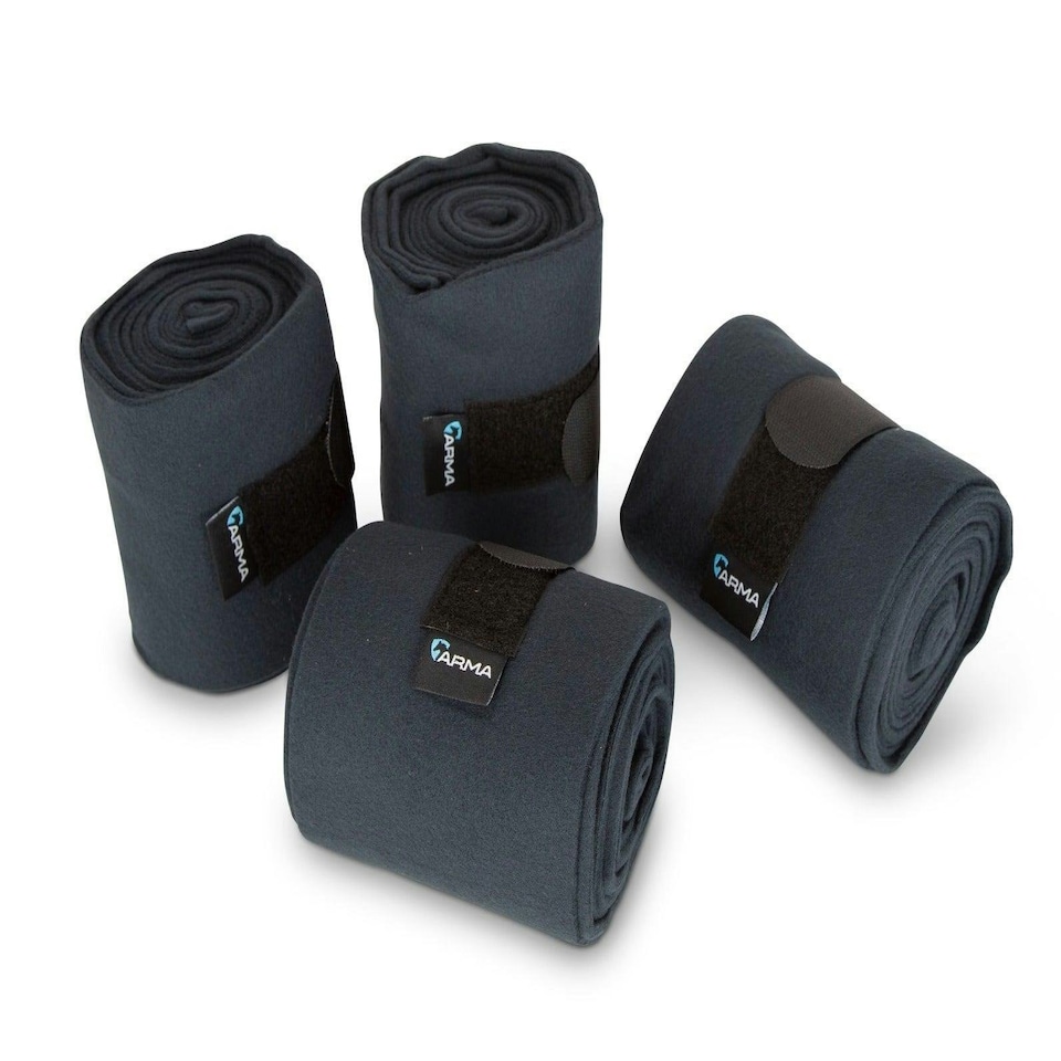 image 1 of Shires Fleece Bandages Red | Size: One Size
Colour: Red