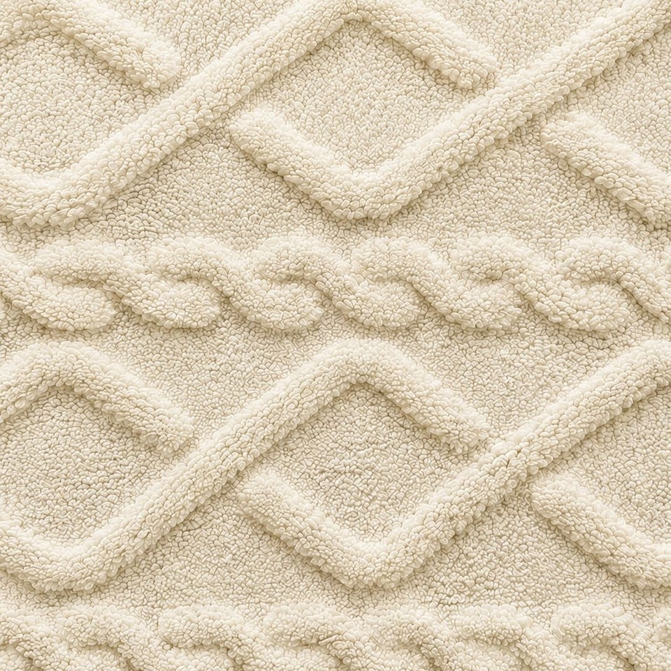 image 1 of Soft Cable Throw Blanket – Cosy Textured Home Decorative Warm Blanket 150 x 200cm