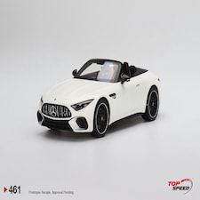 Mercedes AMG SL 63 White 1:18 Scale TSM TS0461