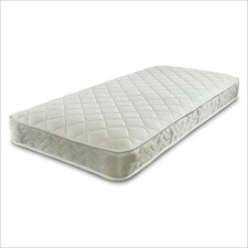 Hybrid Coil Spring and Memory Foam Mattress - 19cm Deep, Soft-Medium Feel | White | European Small Single