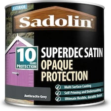Sadolin Superdec Satin 1L Anthracite Grey