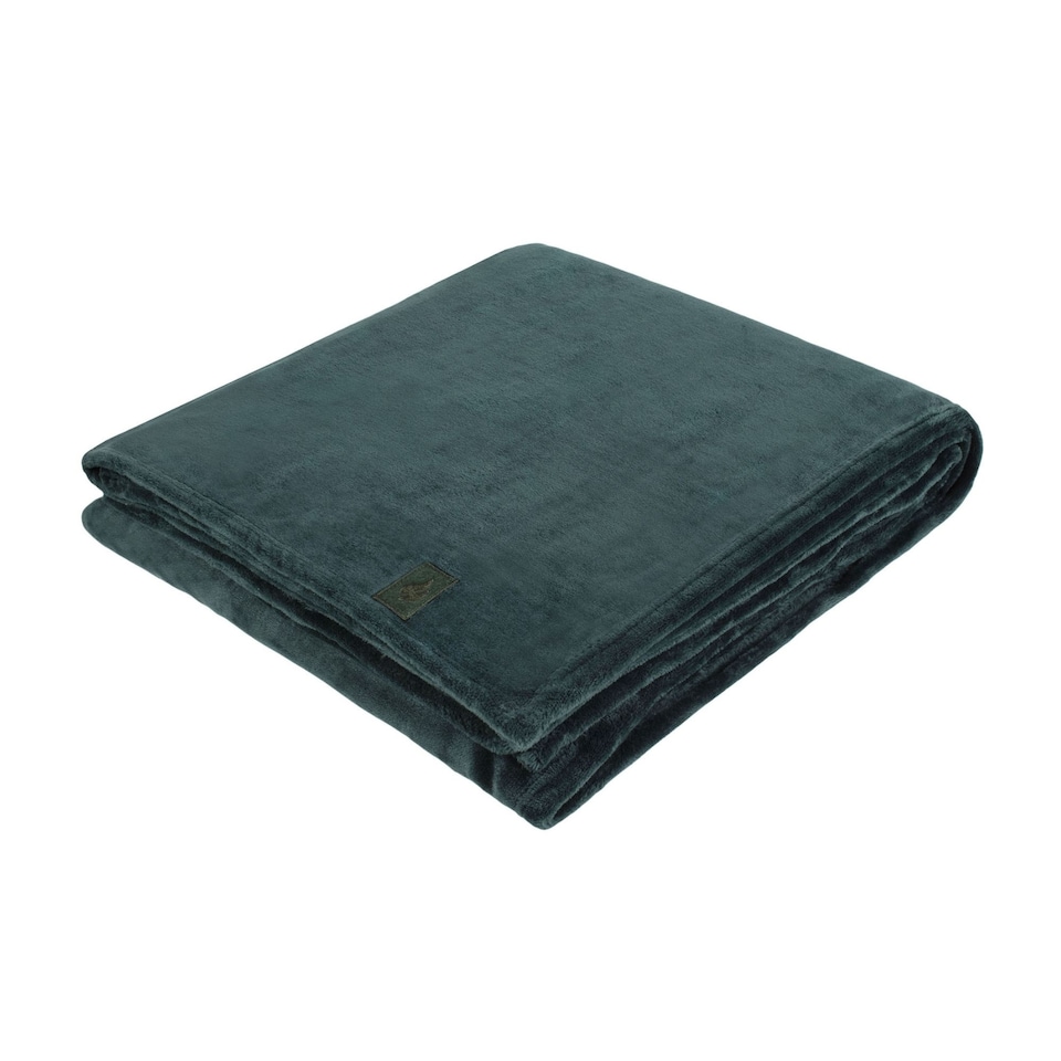 image 1 of Extra Soft Warm Large Luxury Thermal Fleece Throw Blanket - 180 x 200 cm | Green | Emerald