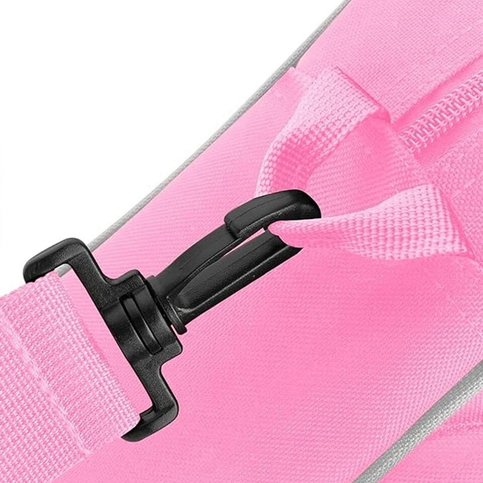 image 1 of Bagbase Compact Junior Dance Messenger Bag (15 Litres) (Pack of 2) - Classic Pink/Light Grey - One Size | Pink