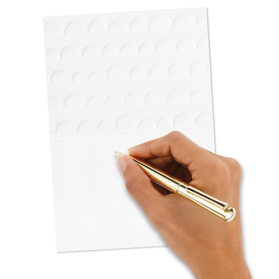 image 1 of Hallmark Pack Of 50 Thank You Cards - 2 Embossed Pastel Designs