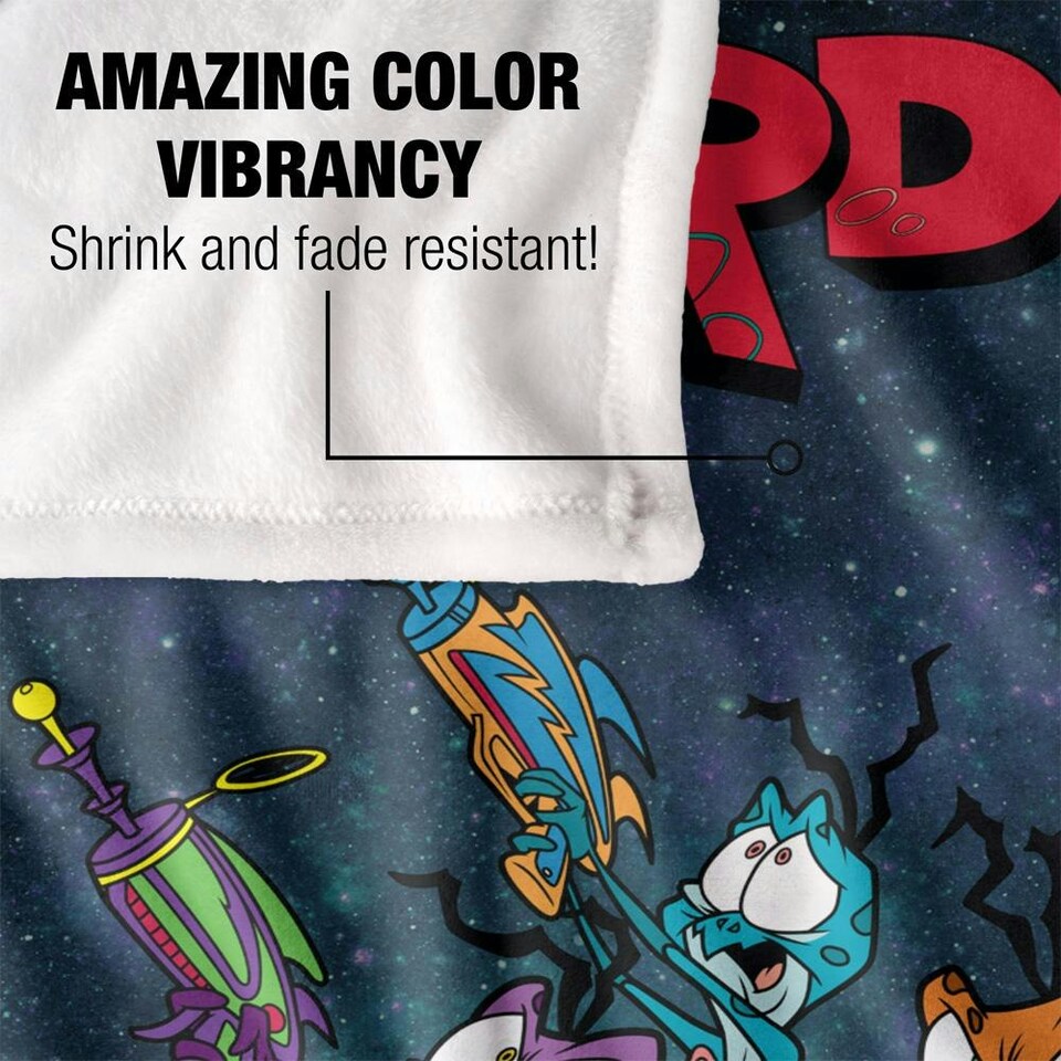 image 1 of Space Jam Nerdlucks Blanket - Multicoloured - One Size