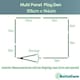 image 4 of Bettacare Pet Pen, 105cm x 144cm, White, 70cm High, Dog Pen for Pets and Puppies, Dog Playpen suitable for Indoor and Outdoor use White
