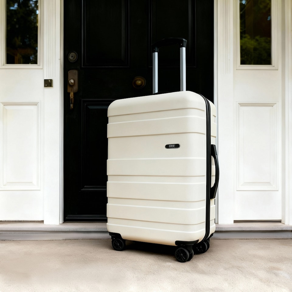 image 1 of OHS 4 Wheel Hard Shell Travel Luggage Suitcase Set of 3