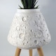image 5 of 62cm x 40cm Large Lunar White Planter | White