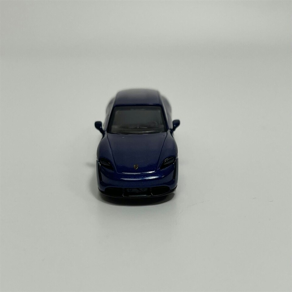 image 1 of Porsche Taycan Turbo S 2019 Dark Blue Metallic 1:87 Minichamps 870068401