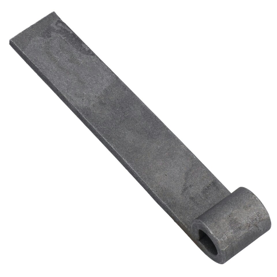 image 1 of Trailer Truck Tailgate Strap Hinge Self Colour 12.5mm Pin Weld On 150mm 6pc Grey
