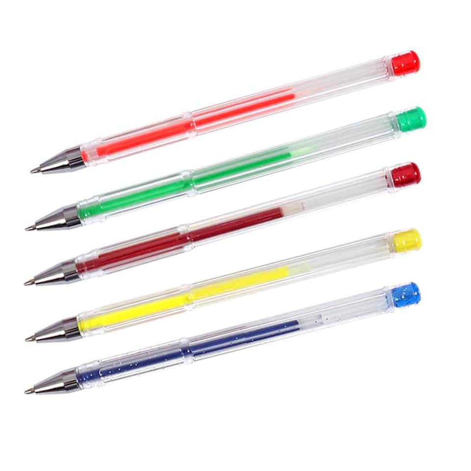 image 1 of Pack of 60 Pastel Neon Glitter Gel Ink Pens