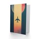 image 2 of Retro Futurism Travel Fly Planet Aeroplane Him Her Birthday Card