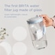 image 2 of BRITA Glass Water Filter Jug Light Blue (2.5L) with 1x MAXTRA PRO All-in-1 Water Filter Cartridge