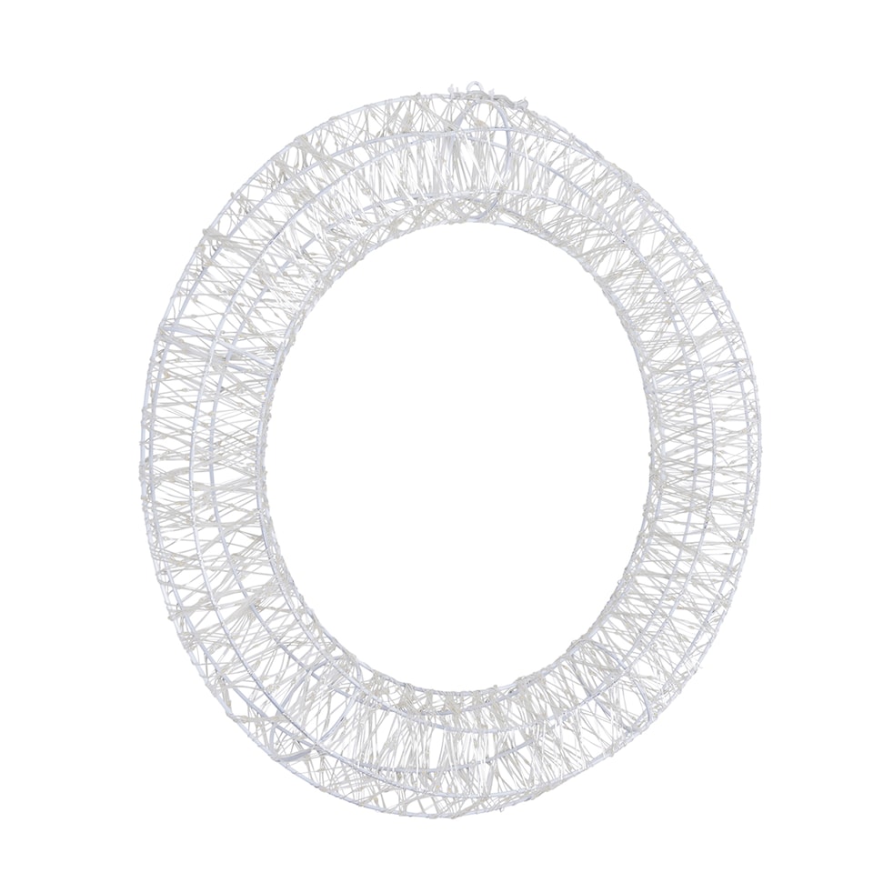 image 1 of Charles Bentley Indoor Outdoor 50cm Light Up Christmas Wreath