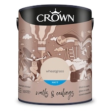 Crown Matt Emulsion Wheatgrass 5L