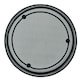 image 6 of Heavy Duty Black Mesh Metal Ground Wild Bird Feeder Feeding Tray 22cm