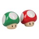 image 4 of Super Mario Mushroom Salt and Pepper Set,Red and Green Ceramic Shakers for Kitchen Decor,Official Nintendo Gift,Paladone