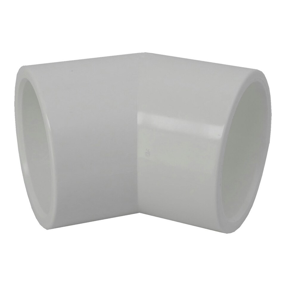 image 1 of 2in Plastica White 45 Deg Elbow P P - Single