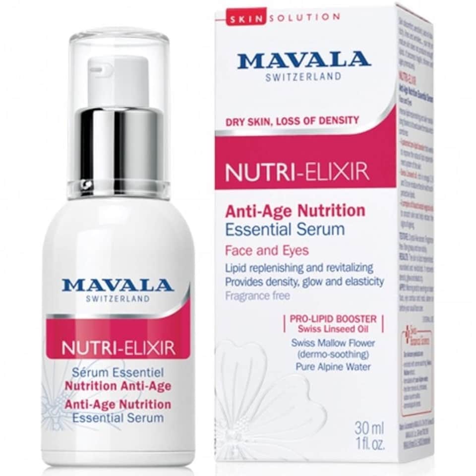 Mavala Swiss Skin Nutri Elixir Anti-Age Face Serum 30ml Clear