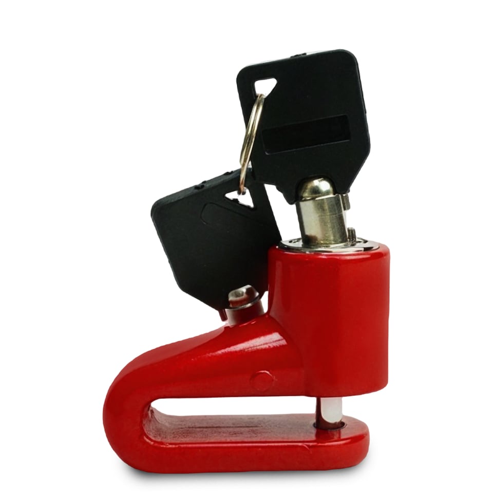 image 1 of Anti-Theft Disc Brake Lock Heavy-Duty with 2 Keys for Bicycles