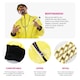 image 2 of 90's Rapper Costume - Hat, Glasses, Goatee, Chain & Spliff Yellow | S