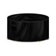 image 1 of Gracious Gardens Round 190x80cm Waterproof Round Furniture Cover Black