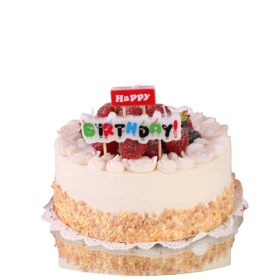Apac Happy Birthday Pick Candle - Multicoloured - One Size