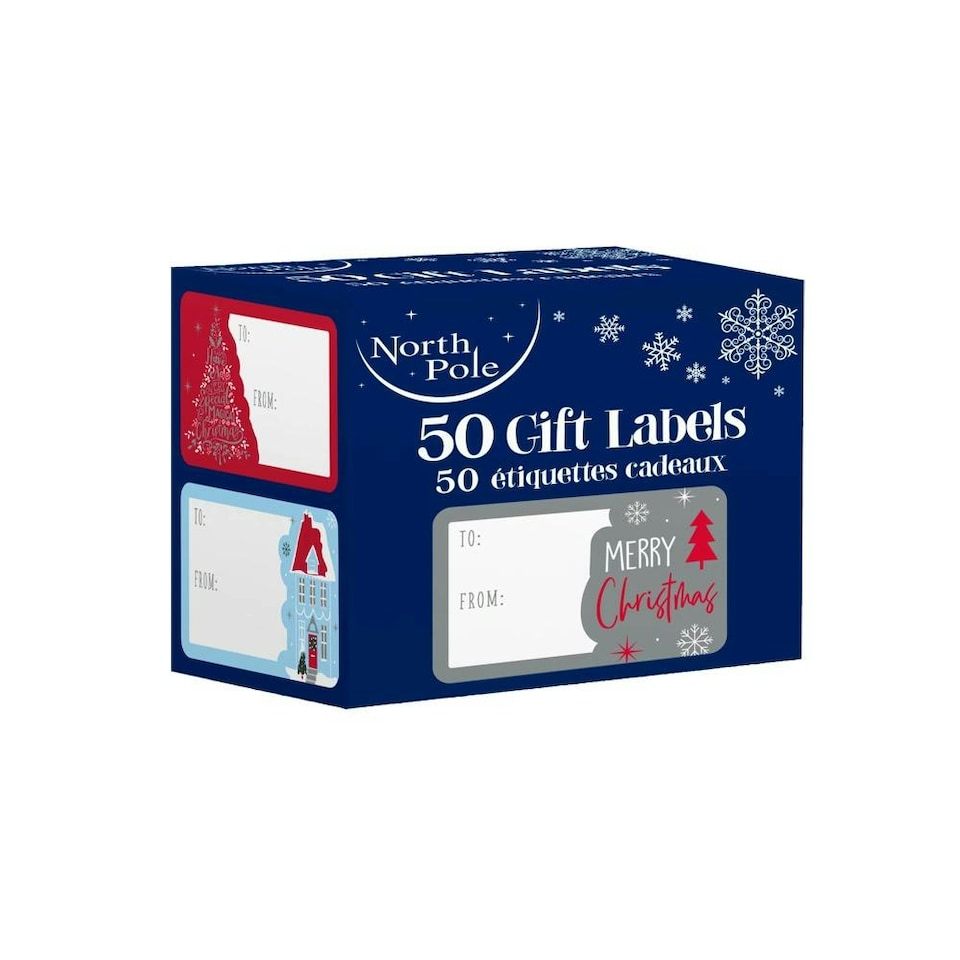 image 1 of Pack of 50 Contemp Christmas Stickers