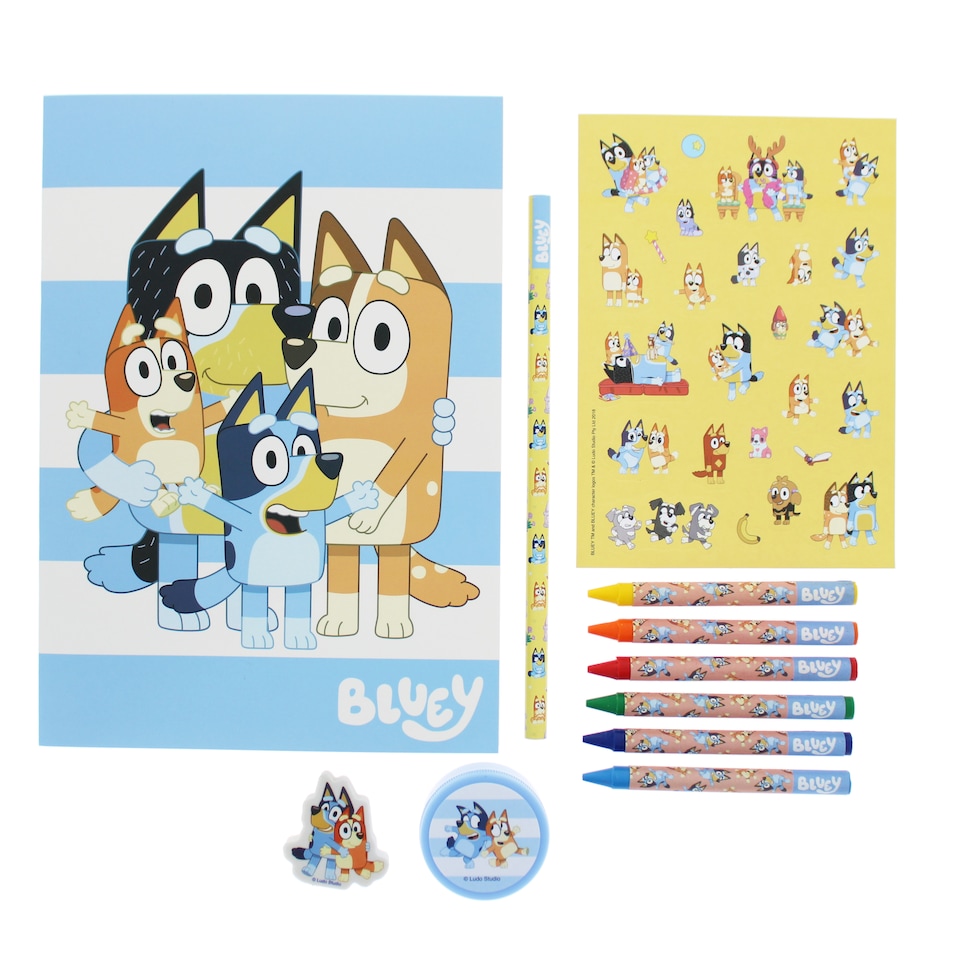 image 1 of Bluey Super Stationery Set