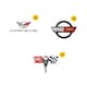 image 4 of Chevrolet Corvette Deluxe Logo Stickers (Pack of 50) - Multicoloured - One Size