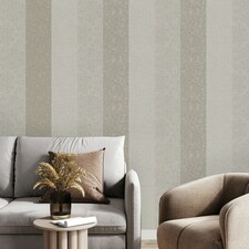 Superfresco Superfresco Colours Meadow Stripe Neutrals / Gold | Cream | Gold | 10m Length x 52cm Width