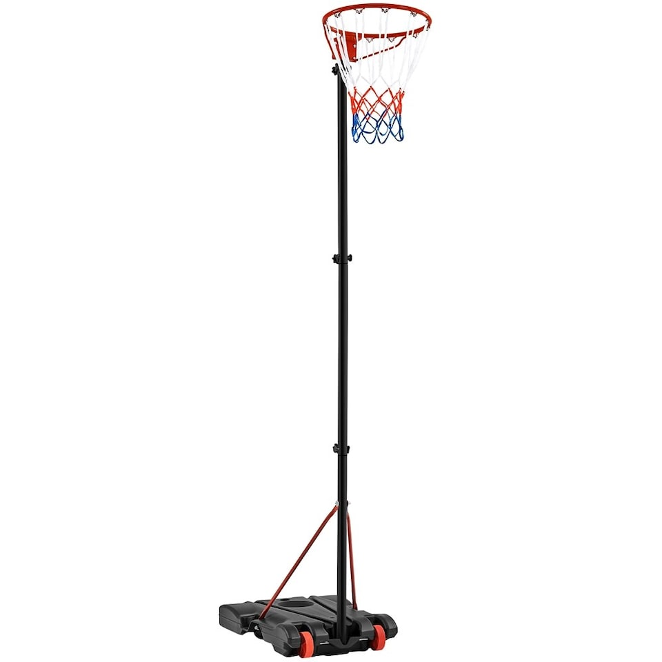 image 1 of Yaheetech Full-Size Portable Netball Hoop and Post Red