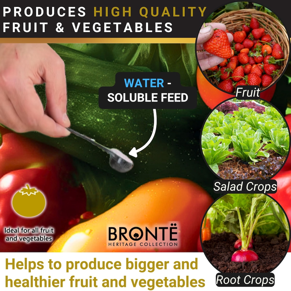 image 1 of All Purpose Fruit & Vegetable Plant Food 250g Fast Acting Nutrient-Rich Fertiliser with Potassium Bigger Healthier Crops