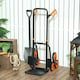 image 7 of DURHAND Trolley Hand Trucks 6-Wheels Foldable Load Cart Steel, Orange